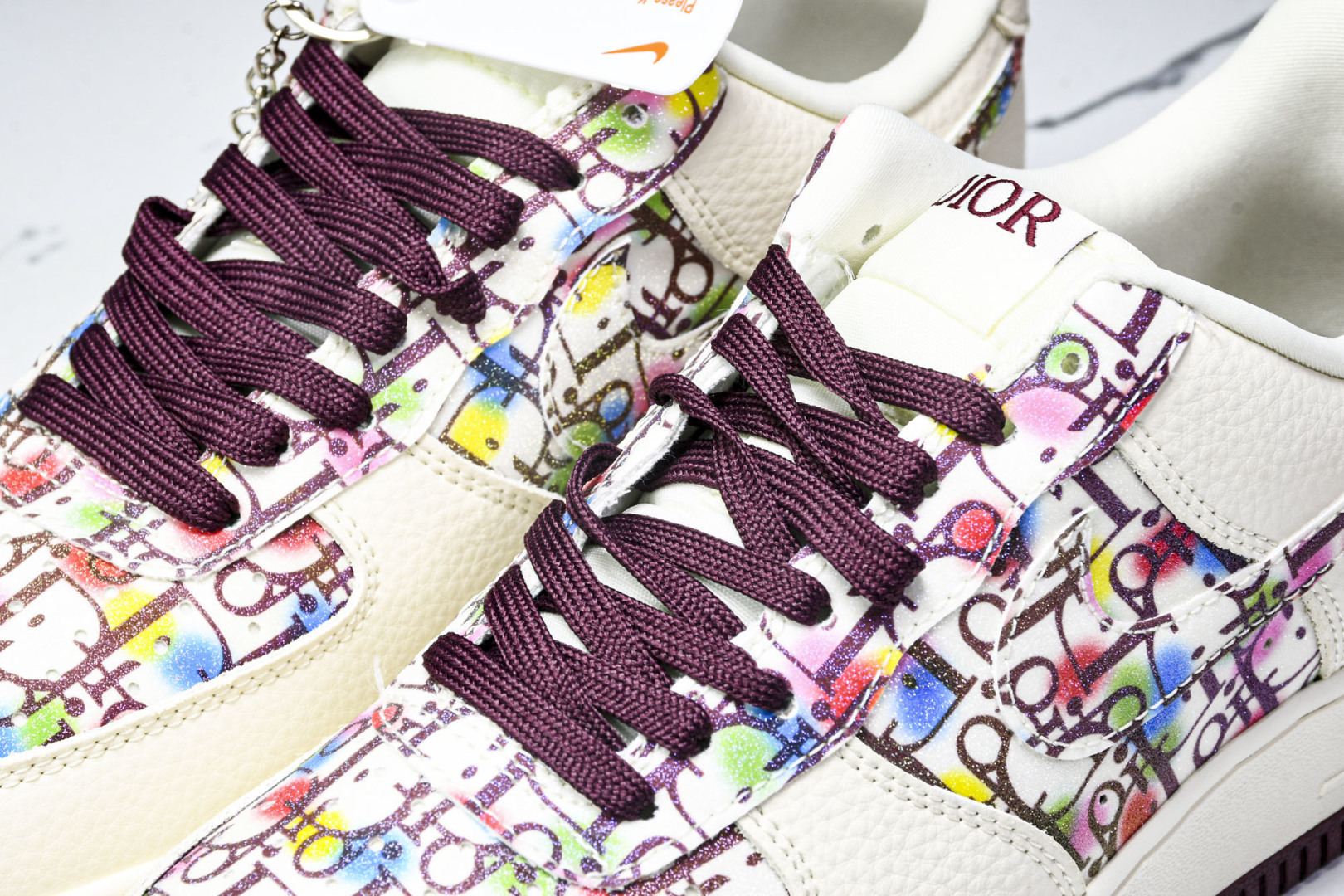 NK Air Force 1'07 Low 迪奥联名 彩色插花 空军一号低帮休闲板鞋 DF0188-06