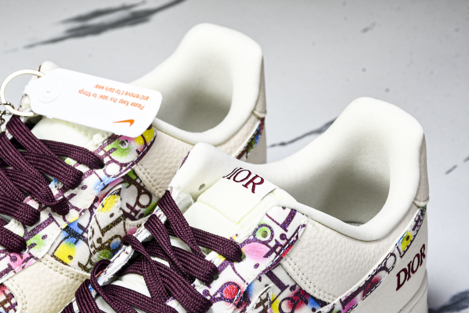 NK Air Force 1'07 Low 迪奥联名 彩色插花 空军一号低帮休闲板鞋 DF0188-06