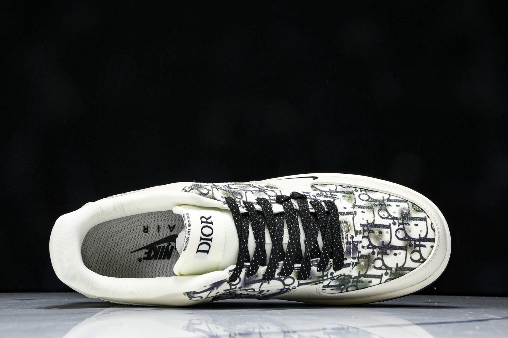 NK Air Force 1'07 Low 迪奥联名 灰色插花 空军一号低帮休闲板鞋 DF0188-06