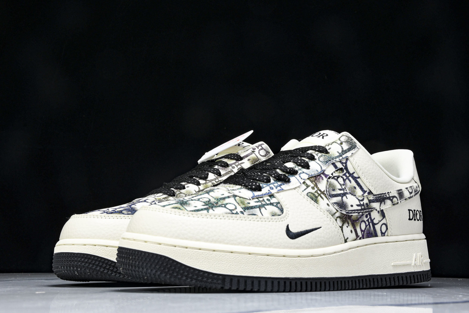 NK Air Force 1'07 Low 迪奥联名 灰色插花 空军一号低帮休闲板鞋 DF0188-06