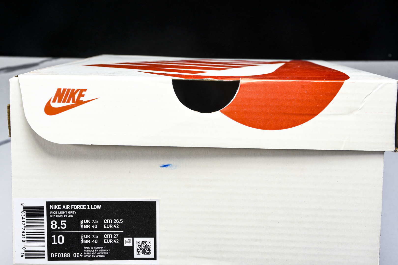 NK Air Force 1'07 Low 迪奥联名 灰色插花 空军一号低帮休闲板鞋 DF0188-06
