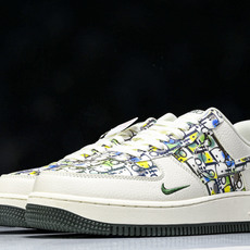 NK Air Force 1'07 Low 迪奥联名 米绿插花 空军一号低帮休闲板鞋 DF0188-06 NK Air Force 1'07 Low 迪奥联名 米绿插花 空军一号低帮休闲板鞋 DF0188-06