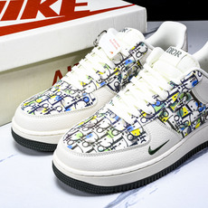 NK Air Force 1'07 Low 迪奥联名 米绿插花 空军一号低帮休闲板鞋 DF0188-06 NK Air Force 1'07 Low 迪奥联名 米绿插花 空军一号低帮休闲板鞋 DF0188-06