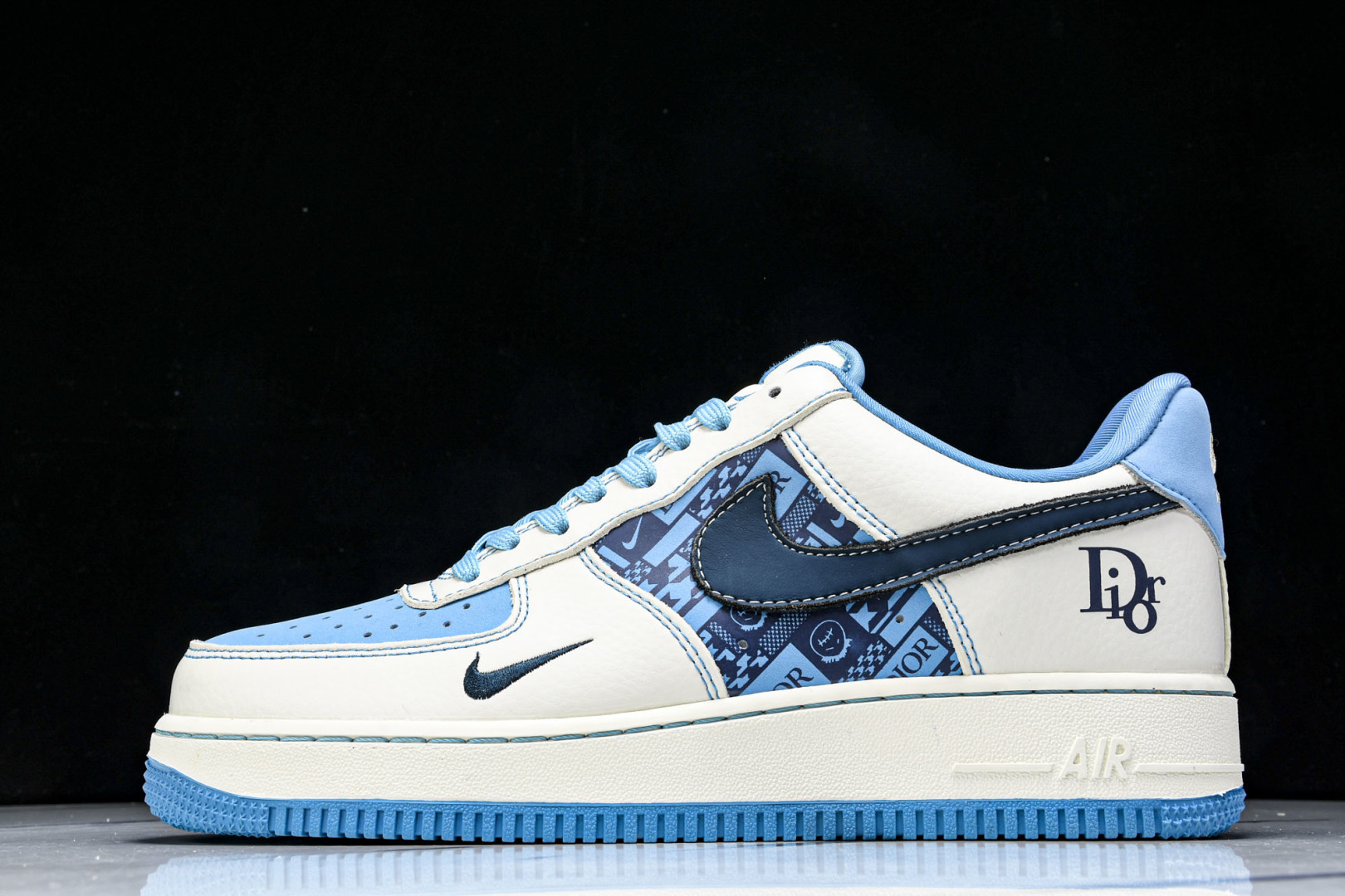 NK Air Force 1'07 Low 迪奥联名 石蕊蓝 空军一号低帮休闲板鞋 KK1988-088