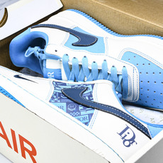 NK Air Force 1'07 Low 迪奥联名 石蕊蓝 空军一号低帮休闲板鞋 KK1988-088 NK Air Force 1'07 Low 迪奥联名 石蕊蓝 空军一号低帮休闲板鞋 KK1988-088