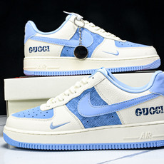 NK Air Force 1'07 Low 古驰联名 冰山蓝 空军一号低帮休闲板鞋 DF0188-067 NK Air Force 1'07 Low 古驰联名 冰山蓝 空军一号低帮休闲板鞋 DF0188-067