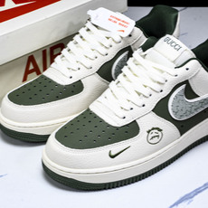 NK Air Force 1'07 Low 古驰联名 橄榄绿鬼脸 空军一号低帮休闲板鞋 KK1988-0 NK Air Force 1'07 Low 古驰联名 橄榄绿鬼脸 空军一号低帮休闲板鞋 KK1988-0