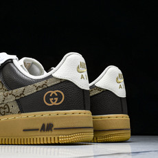 NK Air Force 1'07 Low 古驰联名 咖啡棕生胶 空军一号低帮休闲板鞋 LW9279-0 NK Air Force 1'07 Low 古驰联名 咖啡棕生胶 空军一号低帮休闲板鞋 LW9279-0