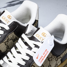 NK Air Force 1'07 Low 古驰联名 咖啡棕生胶 空军一号低帮休闲板鞋 LW9279-0 NK Air Force 1'07 Low 古驰联名 咖啡棕生胶 空军一号低帮休闲板鞋 LW9279-0