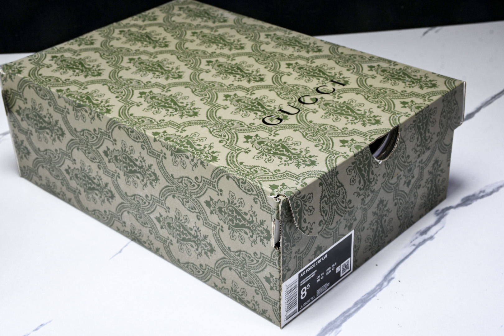 NK Air Force 1'07 Low 古驰联名 棕底绿勾 空军一号低帮休闲板鞋 JJ2508-71