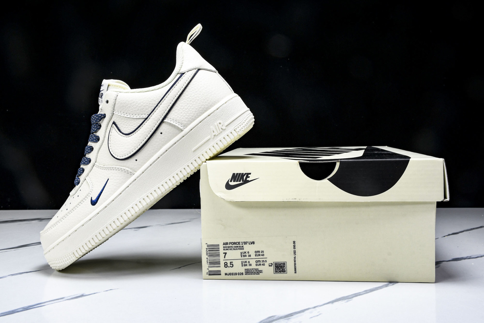 NK Air Force 1'07 Low 官方同步ID定制 满天星低帮空军一号休闲板鞋 MJ0319-