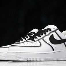 NK Air Force 1'07 Low 黑色边界 绿勾金绣 空军一号低帮休闲板鞋 ZH0316-07 NK Air Force 1'07 Low 黑色边界 绿勾金绣 空军一号低帮休闲板鞋 ZH0316-07
