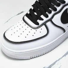 NK Air Force 1'07 Low 黑色边界 绿勾金绣 空军一号低帮休闲板鞋 ZH0316-07 NK Air Force 1'07 Low 黑色边界 绿勾金绣 空军一号低帮休闲板鞋 ZH0316-07