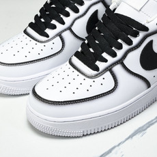 NK Air Force 1'07 Low 黑色边界 绿勾金绣 空军一号低帮休闲板鞋 ZH0316-07 NK Air Force 1'07 Low 黑色边界 绿勾金绣 空军一号低帮休闲板鞋 ZH0316-07