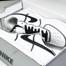 NK Air Force 1'07 Low 黑色边界 绿勾金绣 空军一号低帮休闲板鞋 ZH0316-07 NK Air Force 1'07 Low 黑色边界 绿勾金绣 空军一号低帮休闲板鞋 ZH0316-07