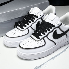 NK Air Force 1'07 Low 黑色边界 绿勾金绣 空军一号低帮休闲板鞋 ZH0316-07 NK Air Force 1'07 Low 黑色边界 绿勾金绣 空军一号低帮休闲板鞋 ZH0316-07