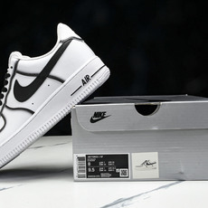 NK Air Force 1'07 Low 黑色边界 绿勾金绣 空军一号低帮休闲板鞋 ZH0316-07 NK Air Force 1'07 Low 黑色边界 绿勾金绣 空军一号低帮休闲板鞋 ZH0316-07