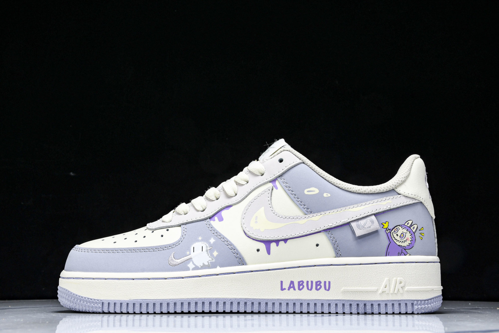 NK Air Force 1'07 Low 拉布布紫 空军一号低帮休闲运动板鞋 DB3301-221 尺