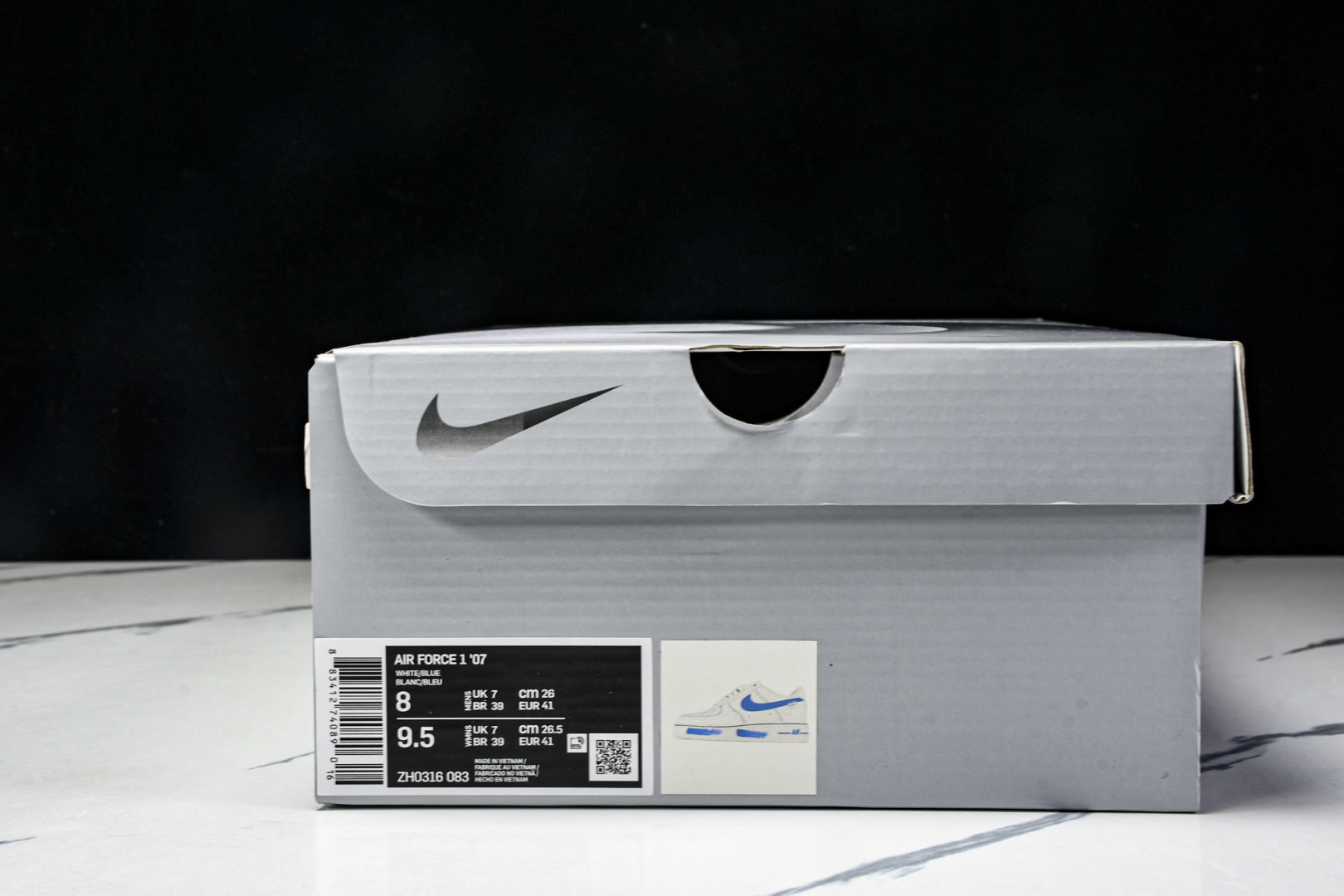 NK Air Force 1'07 Low 蓝色海洋 空军一号低帮休闲板鞋 ZH0316-083 尺寸3