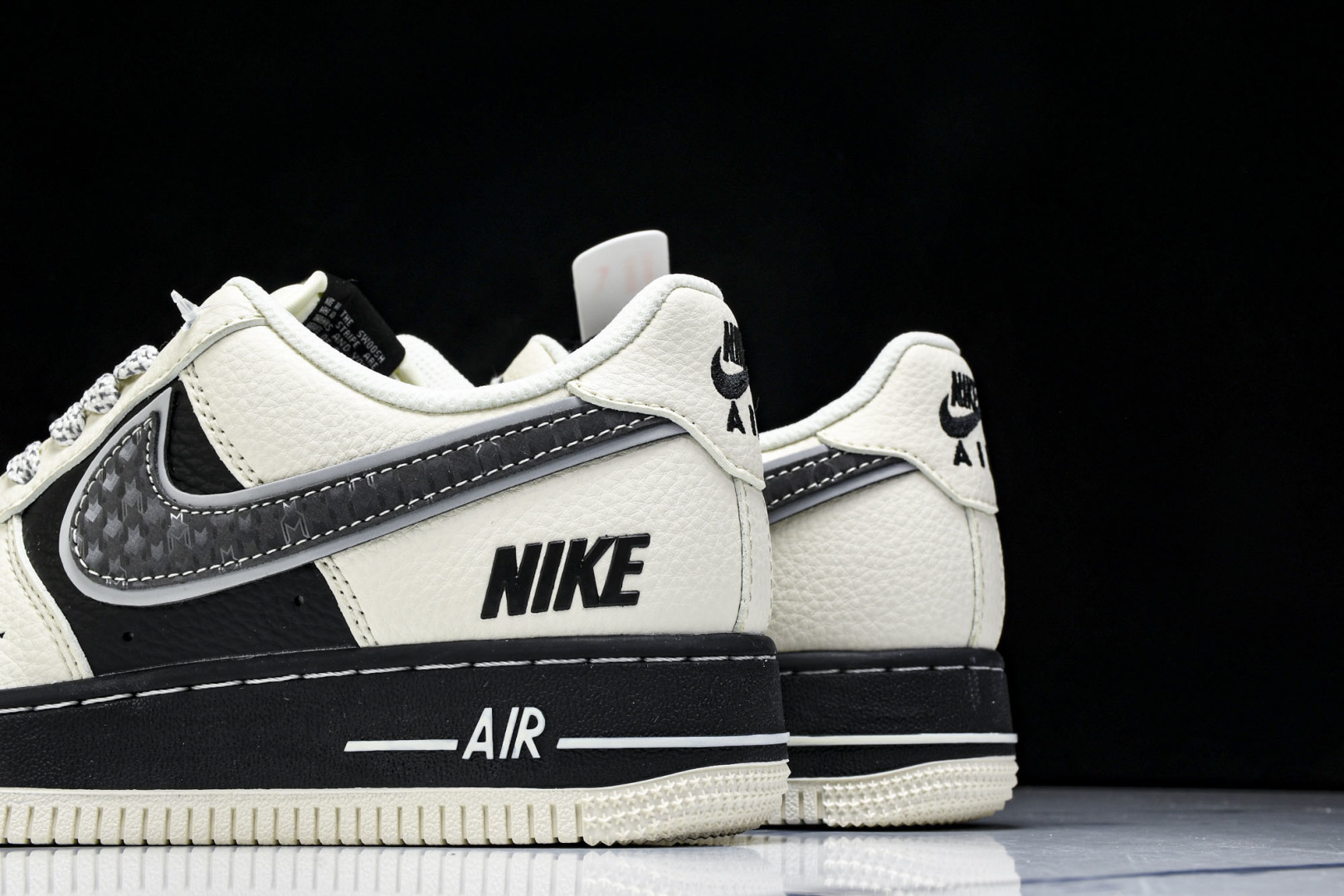 NK Air Force 1'07 Low 联名 双层米黑 空军一号低帮休闲板鞋 XX3168-206 