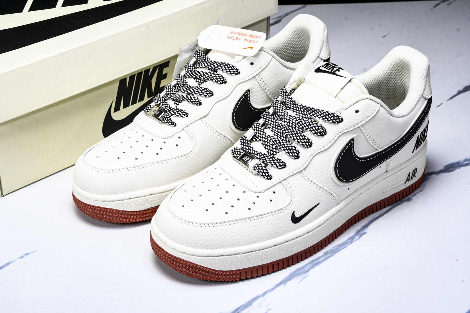 NK Air Force 1'07 Low 耐克联名 米黑生胶 空军一号低帮休闲运动板鞋 CS5288-