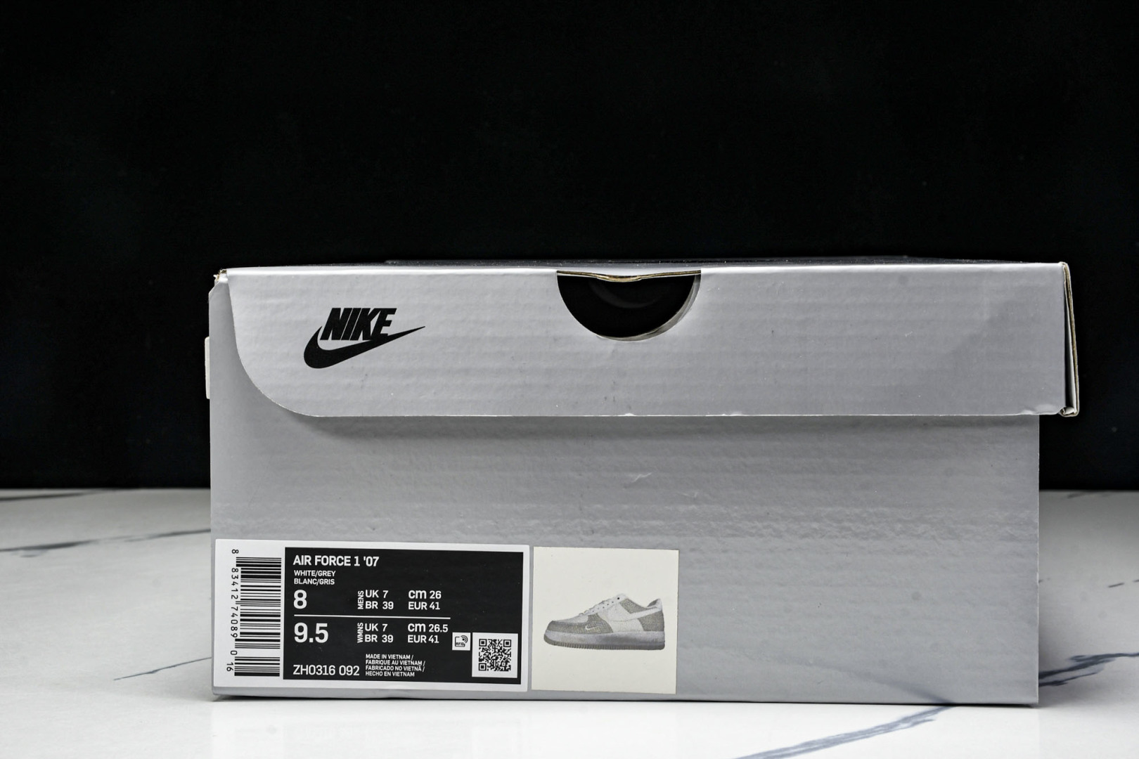NK Air Force 1'07 Low 牛仔布小勾 空军一号低帮休闲板鞋 ZH0316-092 尺寸