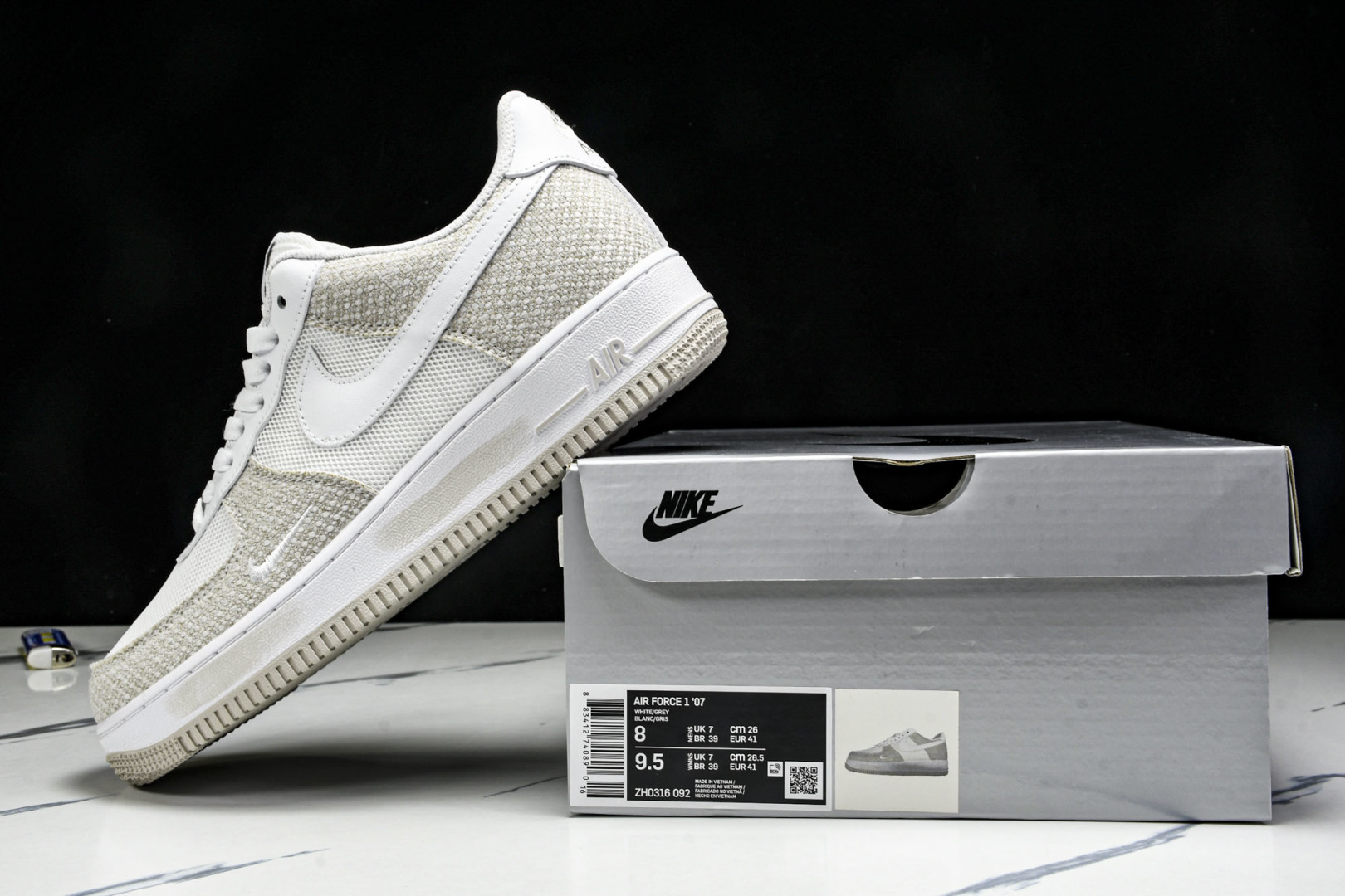 NK Air Force 1'07 Low 牛仔布小勾 空军一号低帮休闲板鞋 ZH0316-092 尺寸