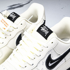 NK Air Force 1'07 Low 斯图西联名 白灰 空军一号低帮休闲板鞋 KK1988-093 NK Air Force 1'07 Low 斯图西联名 白灰 空军一号低帮休闲板鞋 KK1988-093