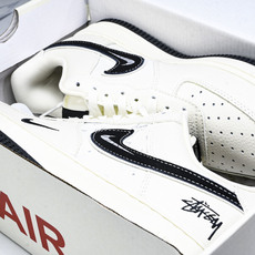 NK Air Force 1'07 Low 斯图西联名 白灰 空军一号低帮休闲板鞋 KK1988-093 NK Air Force 1'07 Low 斯图西联名 白灰 空军一号低帮休闲板鞋 KK1988-093