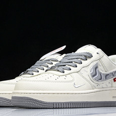 NK Air Force 1'07 Low 斯图西联名 灰银勾 空军一号低帮休闲运动板鞋 XX3168- NK Air Force 1'07 Low 斯图西联名 灰银勾 空军一号低帮休闲运动板鞋 XX3168-