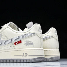 NK Air Force 1'07 Low 斯图西联名 灰银勾 空军一号低帮休闲运动板鞋 XX3168- NK Air Force 1'07 Low 斯图西联名 灰银勾 空军一号低帮休闲运动板鞋 XX3168-