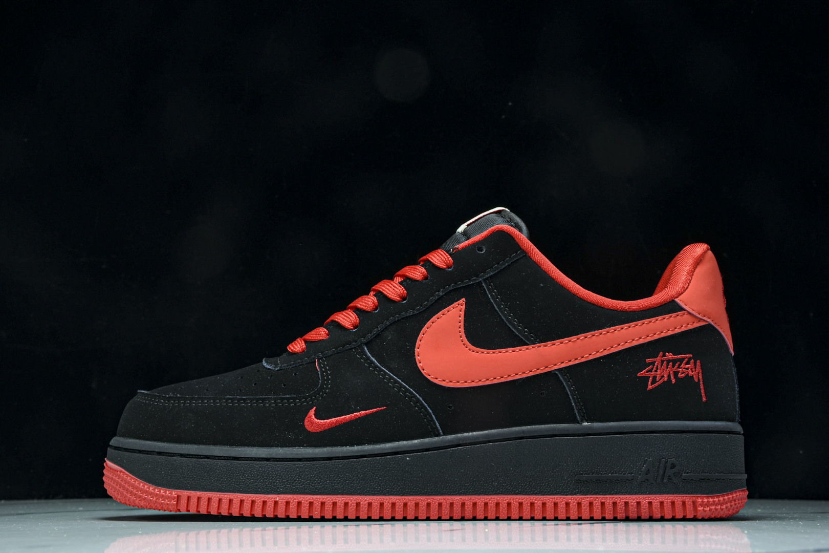 NK Air Force 1'07 Low 斯图西联名 激情橙 空军一号低帮休闲板鞋 DF0188-04