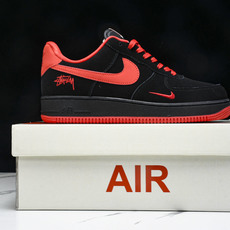 NK Air Force 1'07 Low 斯图西联名 激情橙 空军一号低帮休闲板鞋 DF0188-04 NK Air Force 1'07 Low 斯图西联名 激情橙 空军一号低帮休闲板鞋 DF0188-04