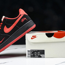 NK Air Force 1'07 Low 斯图西联名 激情橙 空军一号低帮休闲板鞋 DF0188-04 NK Air Force 1'07 Low 斯图西联名 激情橙 空军一号低帮休闲板鞋 DF0188-04