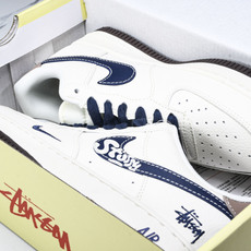 NK Air Force 1'07 Low 斯图西联名 卡通勾 空军一号低帮休闲板鞋 ZH2598-30 NK Air Force 1'07 Low 斯图西联名 卡通勾 空军一号低帮休闲板鞋 ZH2598-30