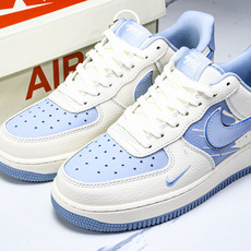 NK Air Force 1'07 Low 斯图西联名 蓝涂鸦 空军一号低帮休闲板鞋 KK1988-09 NK Air Force 1'07 Low 斯图西联名 蓝涂鸦 空军一号低帮休闲板鞋 KK1988-09