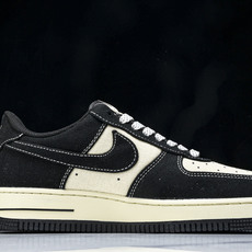 NK Air Force 1'07 Low 斯图西联名 米黑棉麻 空军一号低帮休闲板鞋 XX3168-1 NK Air Force 1'07 Low 斯图西联名 米黑棉麻 空军一号低帮休闲板鞋 XX3168-1