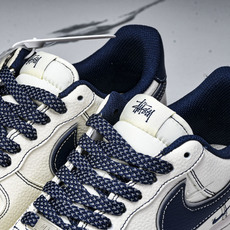 NK Air Force 1'07 Low 斯图西联名 深蓝小三勾 空军一号低帮休闲板鞋 HH7518- NK Air Force 1'07 Low 斯图西联名 深蓝小三勾 空军一号低帮休闲板鞋 HH7518-