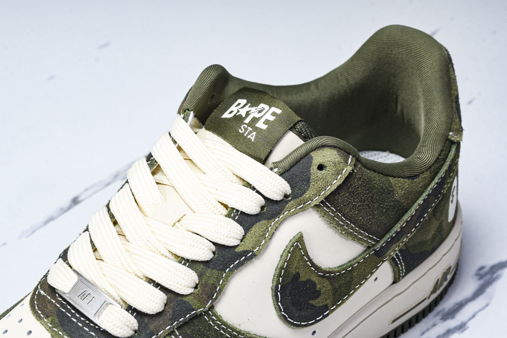  Nk Air Force 1'07 Low Bape联名-丛林迷彩 空军一号 低帮休闲板鞋 CH633