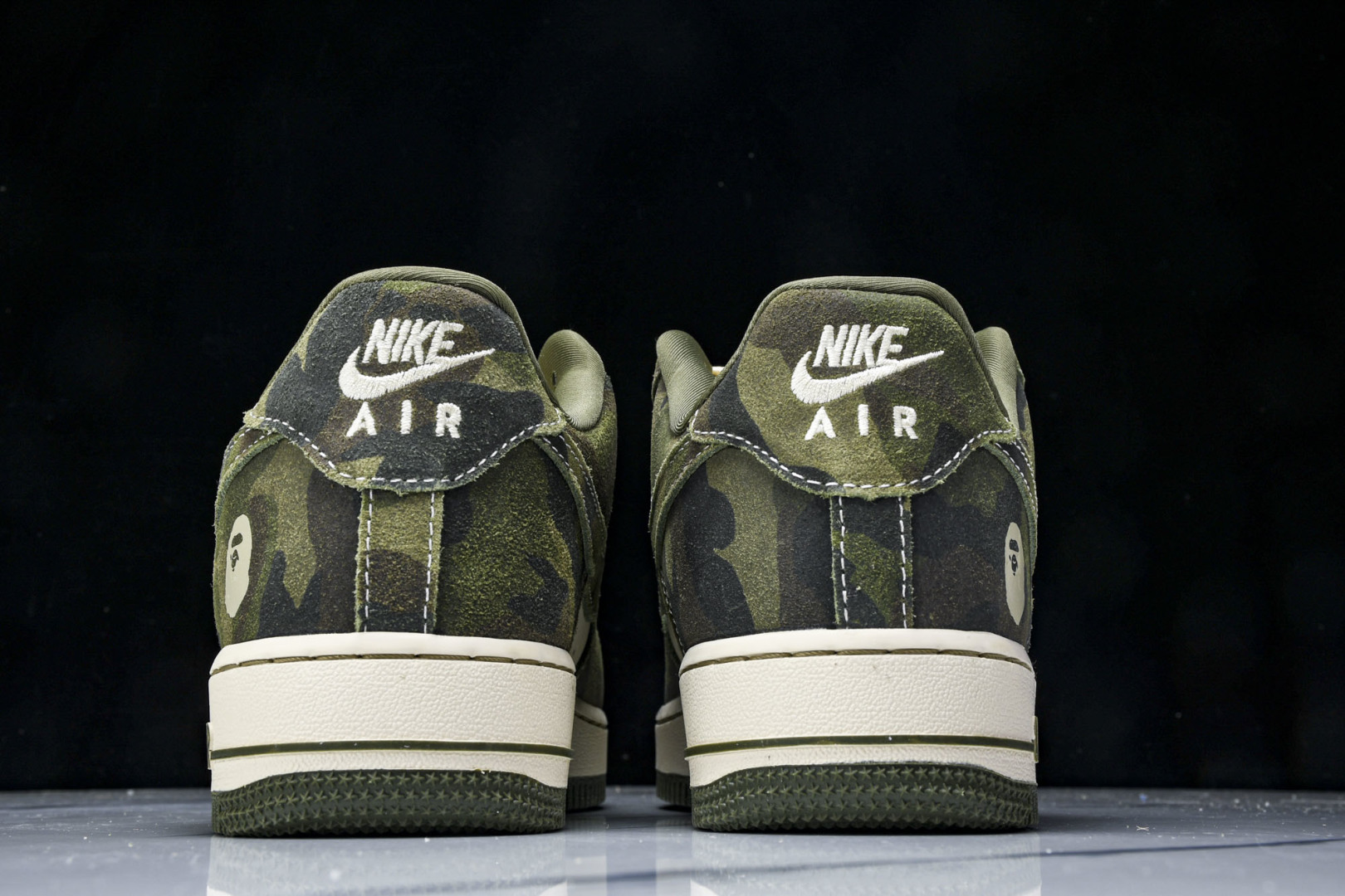  Nk Air Force 1'07 Low Bape联名-丛林迷彩 空军一号 低帮休闲板鞋 CH633