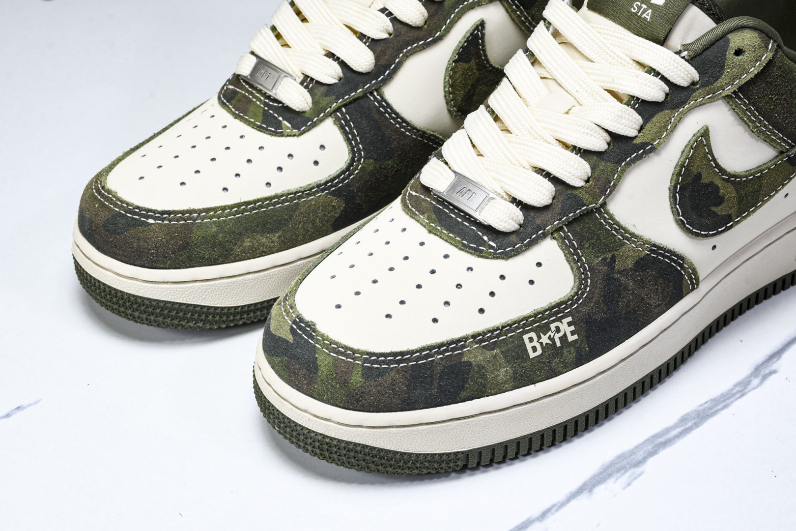  Nk Air Force 1'07 Low Bape联名-丛林迷彩 空军一号 低帮休闲板鞋 CH633