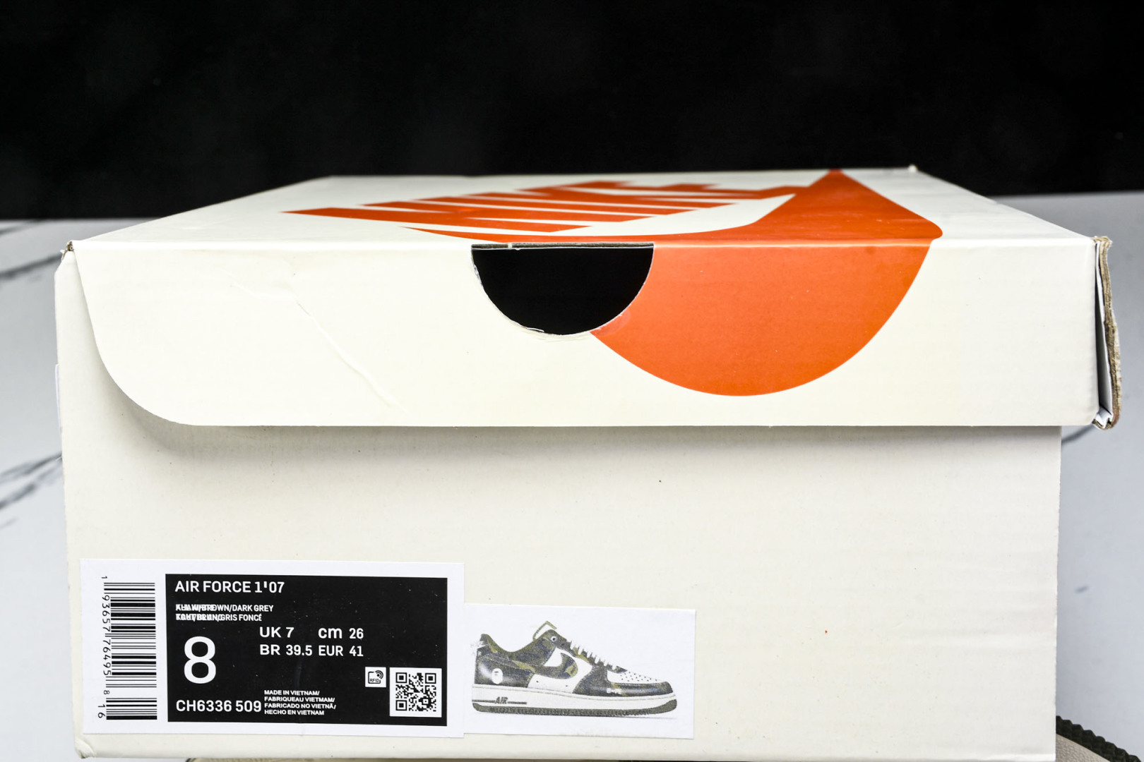  Nk Air Force 1'07 Low Bape联名-丛林迷彩 空军一号 低帮休闲板鞋 CH633