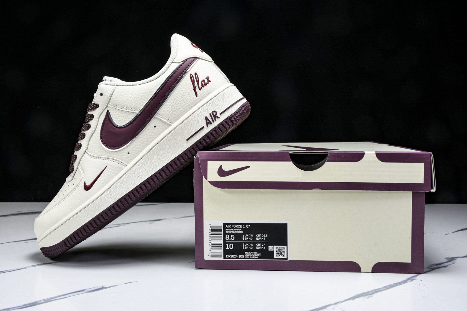  NK Air Force 1'07 Low Dream 白酒红小勾 空军一号低帮休闲板鞋 DR2024