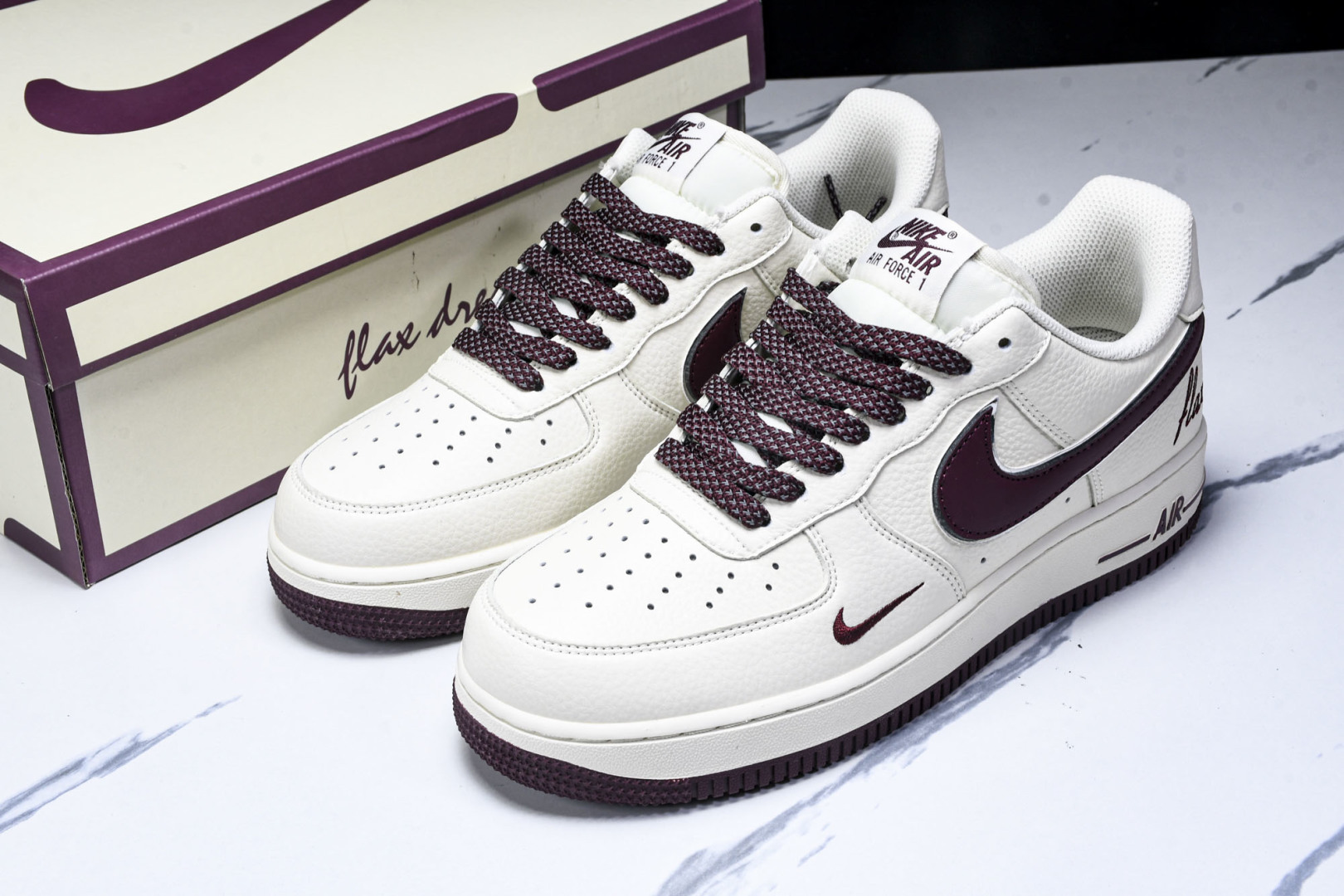  NK Air Force 1'07 Low Dream 白酒红小勾 空军一号低帮休闲板鞋 DR2024