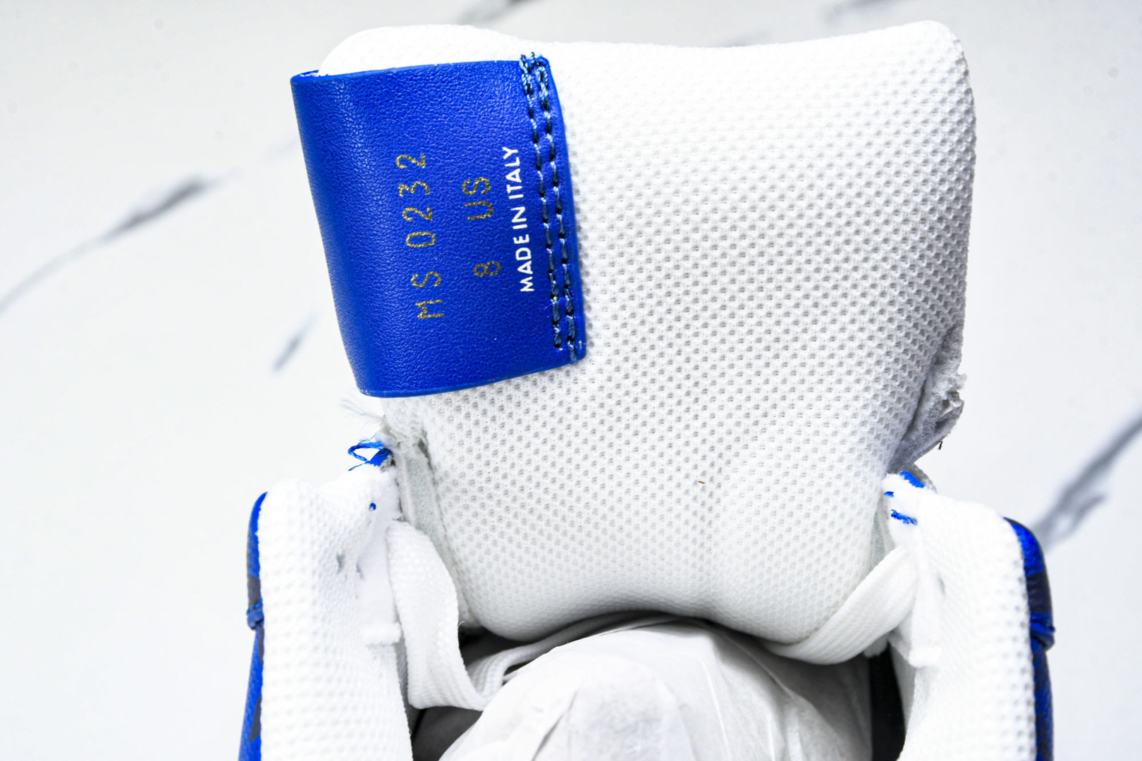  Air Force 1 '07 Low X LV TRAINER SNEAKER 联名 蓝白印花绿钩 