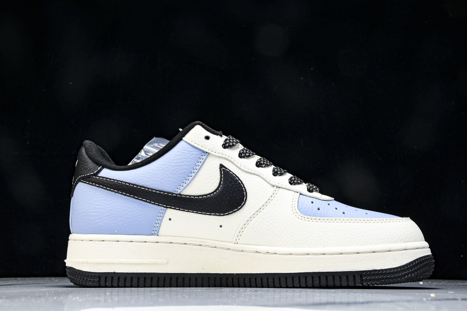  NK Air Air Force 1'07 Low LV联名 黑水蓝 空军一号低帮休闲板鞋 JJ250