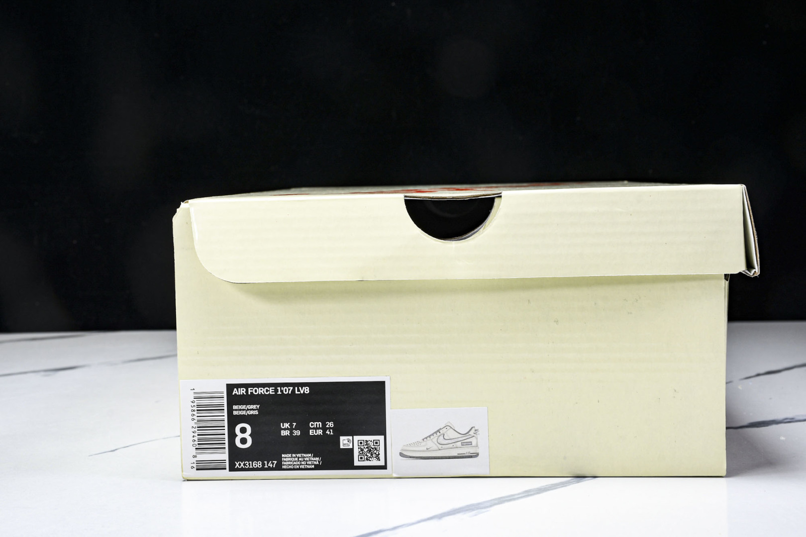  NK Air Air Force 1'07 Low Supreme联名 米灰多重勾 空军一号低帮休闲板
