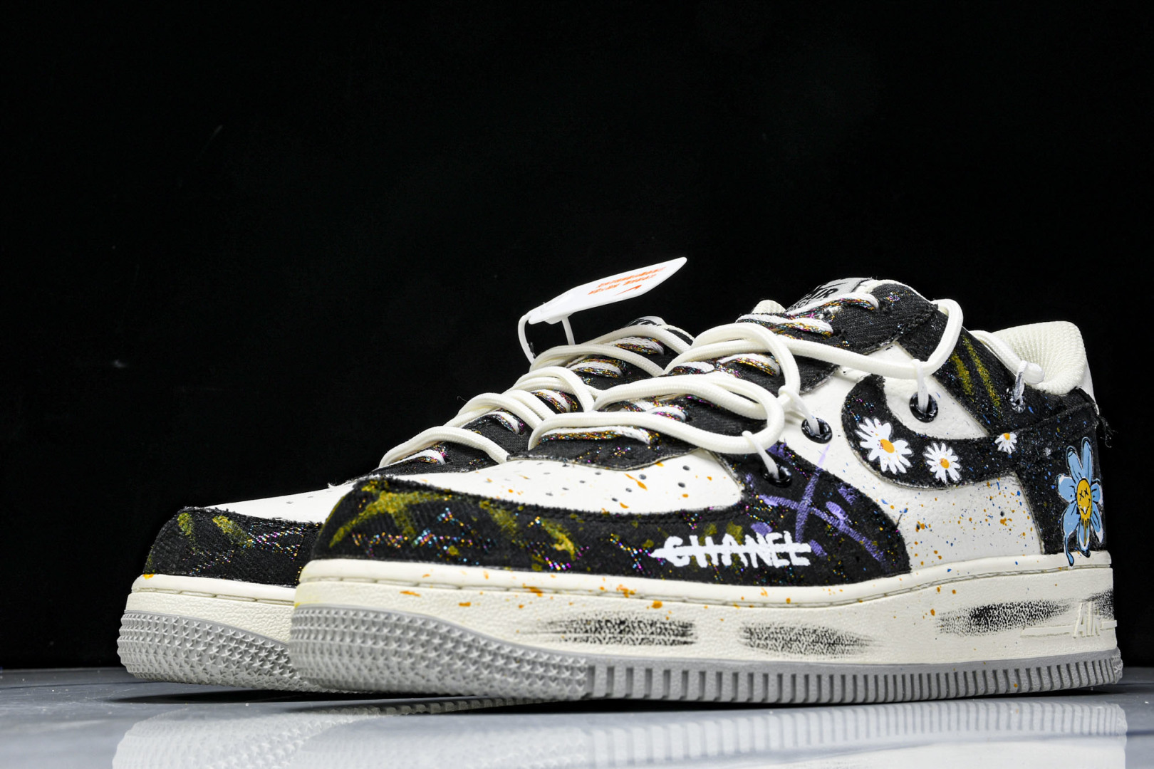 NK Air Force 1'07 Low Blue Daisy 手绘涂鸦 蓝调雏菊 空军一号低帮休闲运