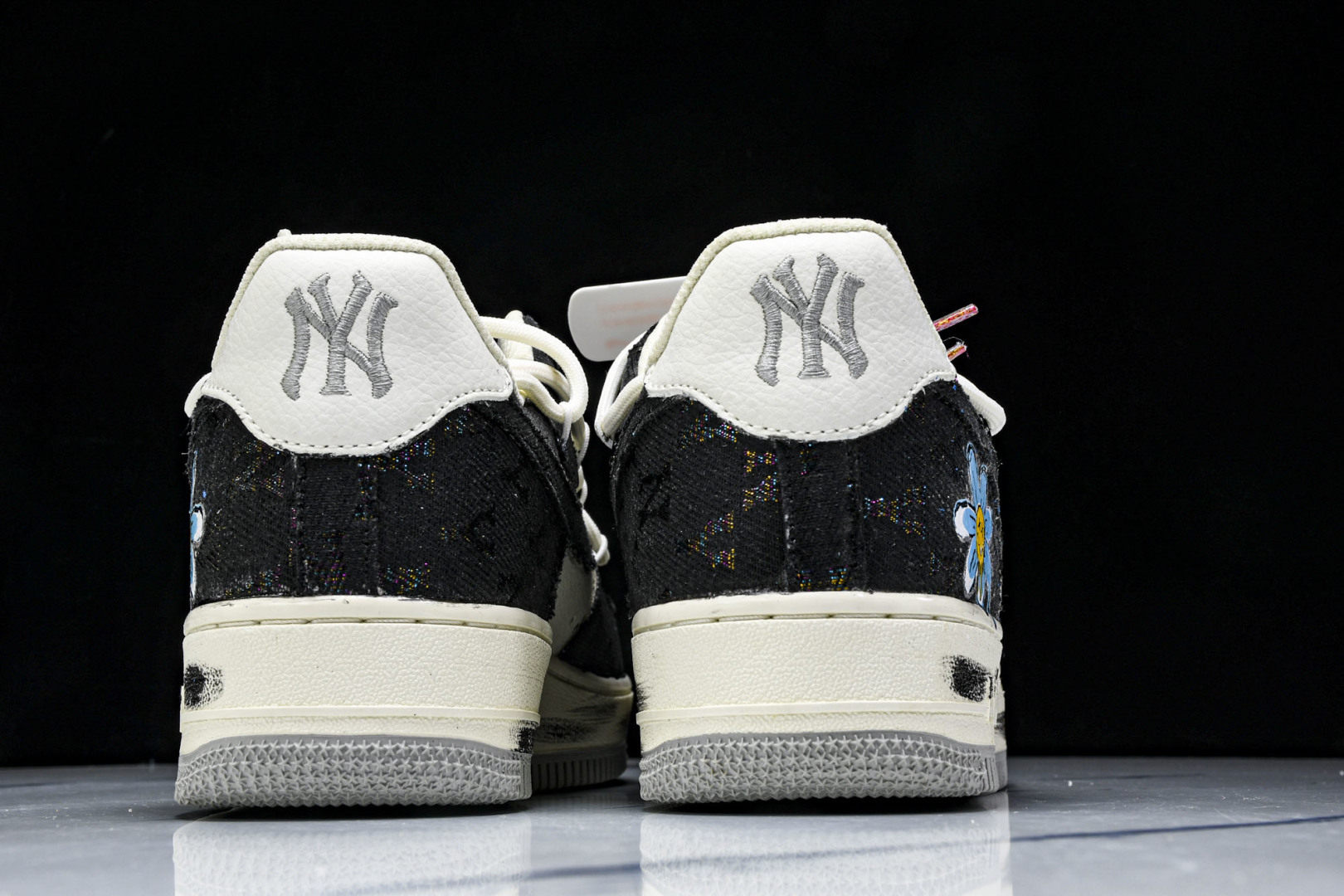 NK Air Force 1'07 Low Blue Daisy 手绘涂鸦 蓝调雏菊 空军一号低帮休闲运