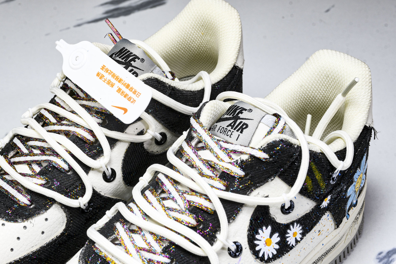 NK Air Force 1'07 Low Blue Daisy 手绘涂鸦 蓝调雏菊 空军一号低帮休闲运